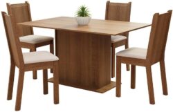 Juego de Comedor con Mesa y 4 Sillas 5329 MC