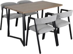 Comedor 4 Sillas y Mesa Prime Kingshouse