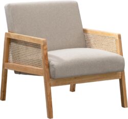 Silla Decorativa Malla de Ratán